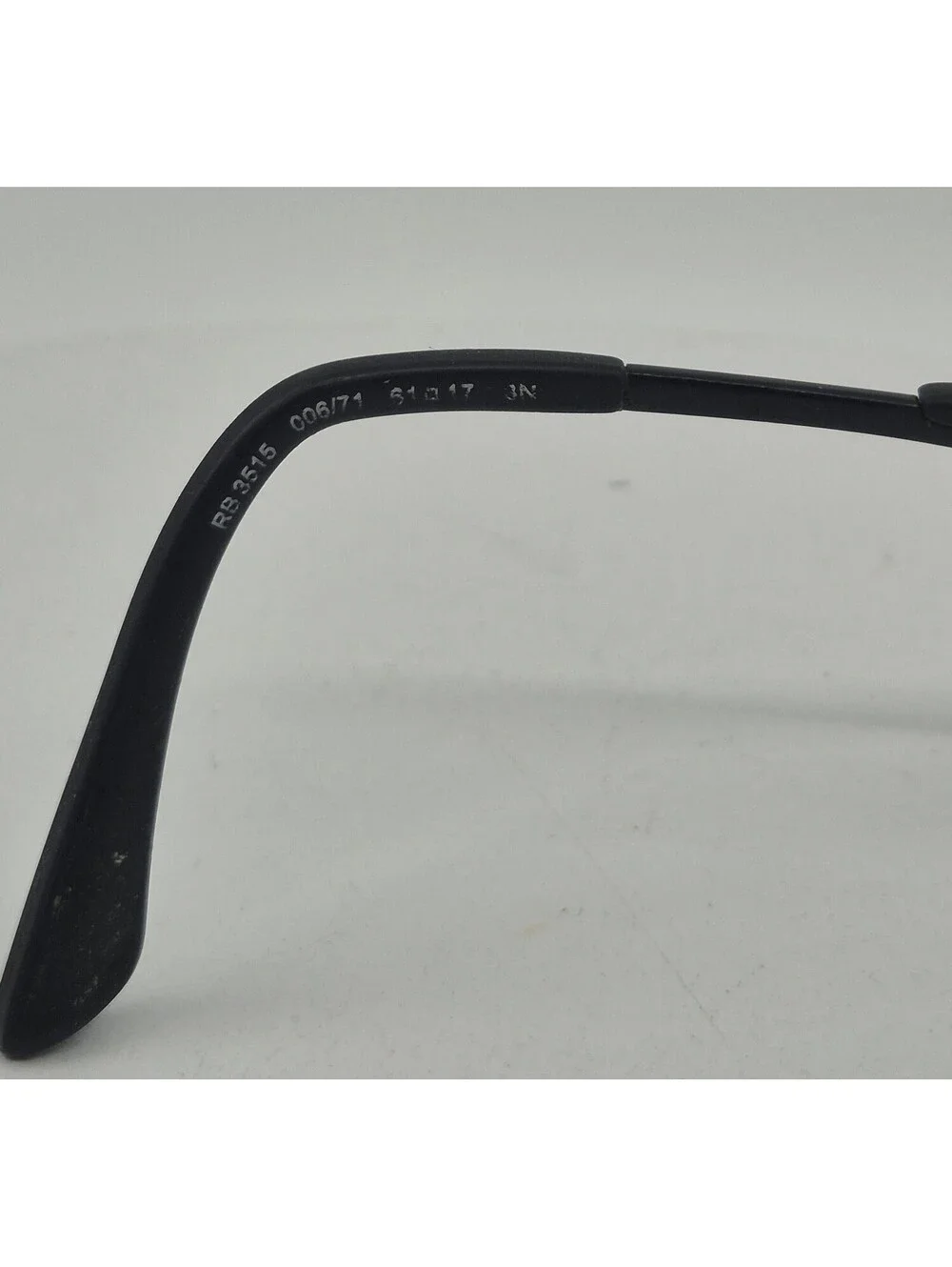 Ray Ban Sunglasses Frames Only RB 3515 006/71 Black 61-17 3P Full Rim